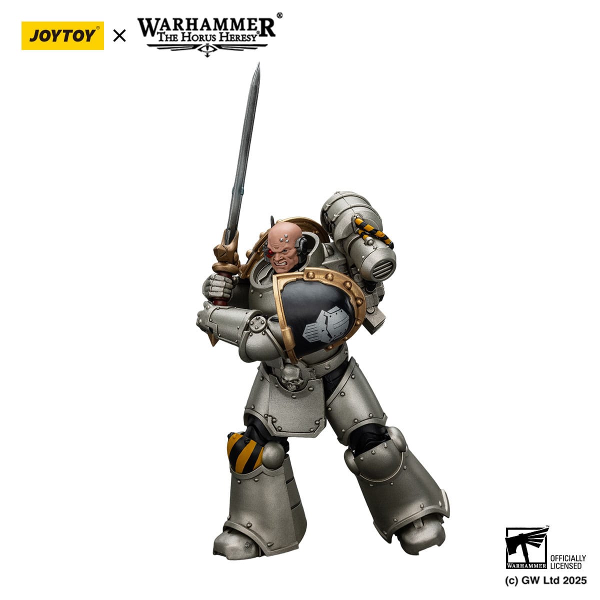 Warhammer: The Horus Heresy: Iron Warriors: Command Squad Chosen with Legion Standard: Action Figure: Joy Toy Joy Toy