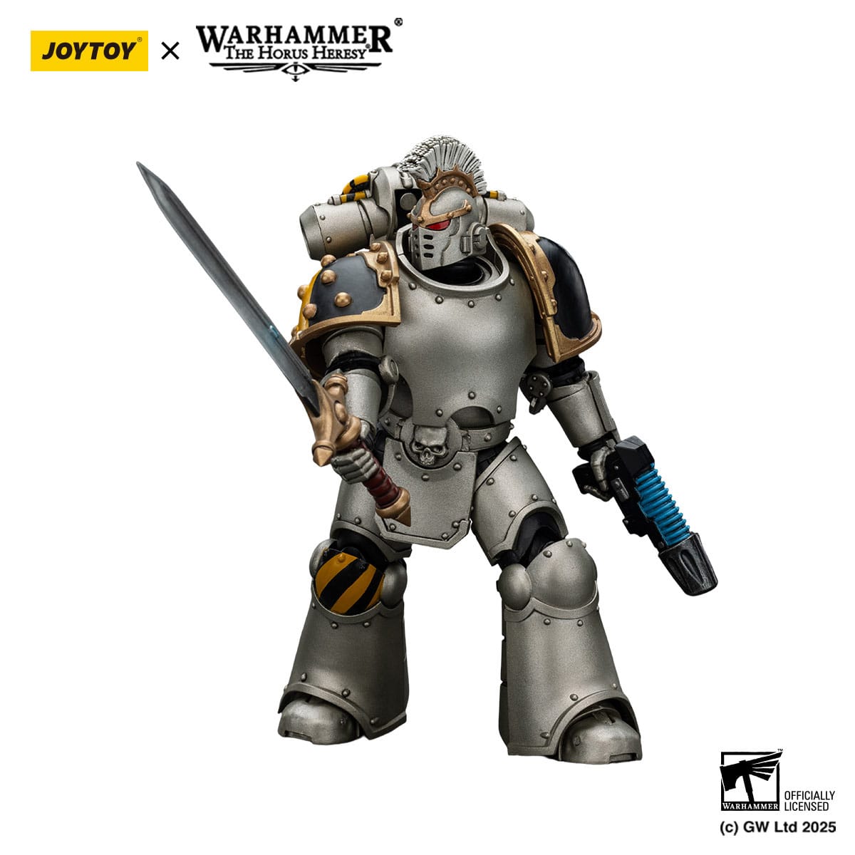 Warhammer: The Horus Heresy: Iron Warriors: Command Squad Chosen with Legion Standard: Action Figure: Joy Toy Joy Toy