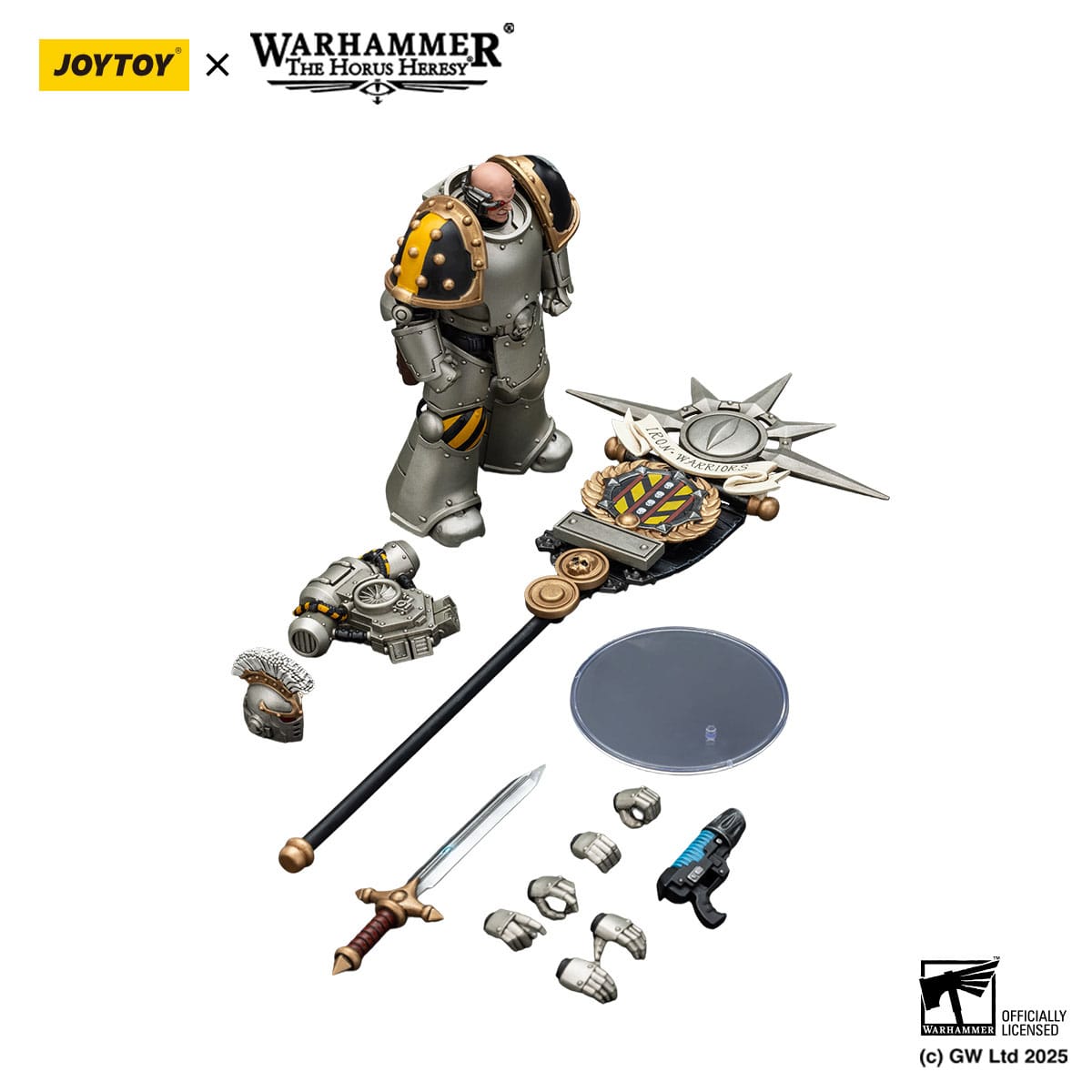 Warhammer: The Horus Heresy: Iron Warriors: Command Squad Chosen with Legion Standard: Action Figure: Joy Toy Joy Toy