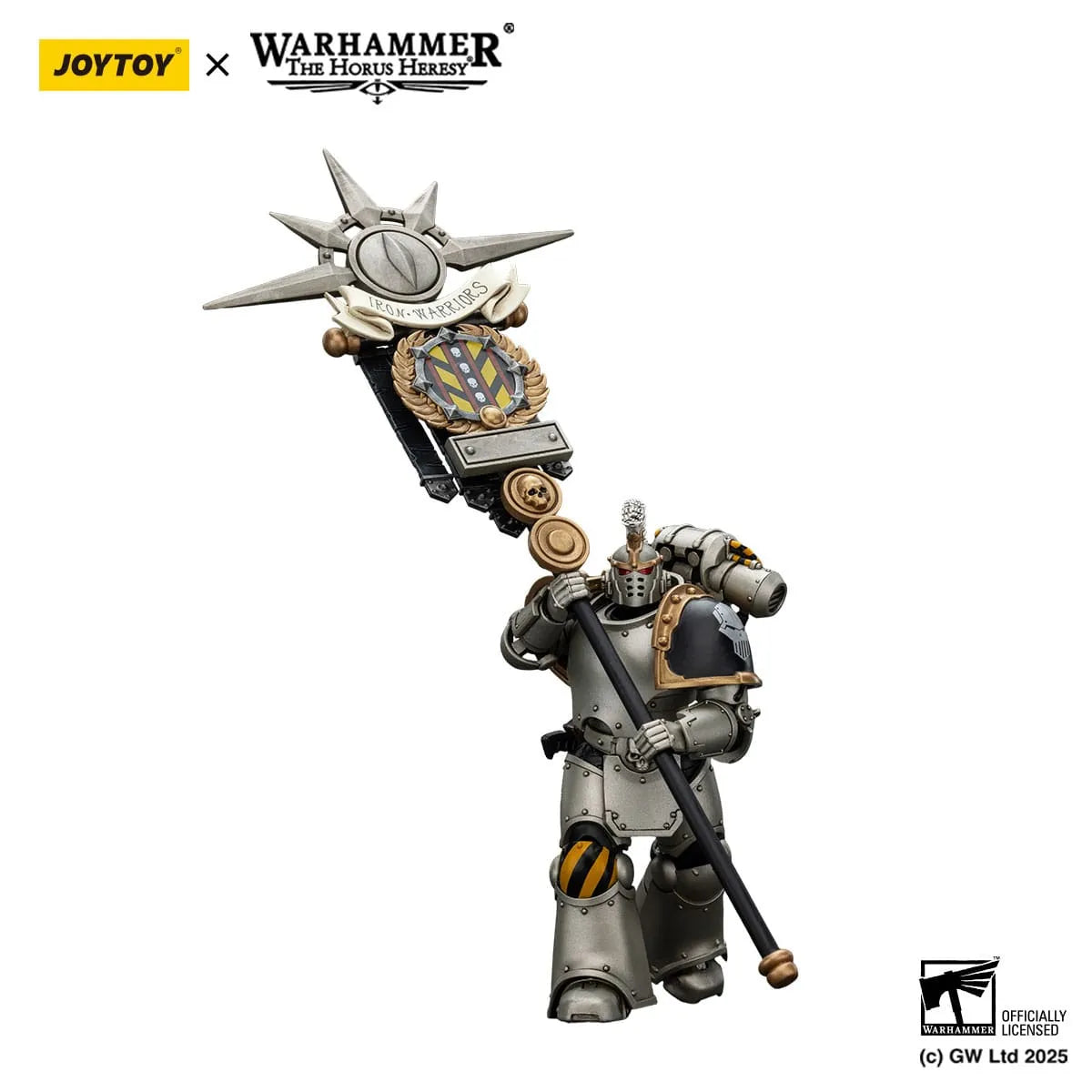 Warhammer: The Horus Heresy: Iron Warriors: Command Squad Chosen with Legion Standard: Action Figure: Joy Toy Joy Toy