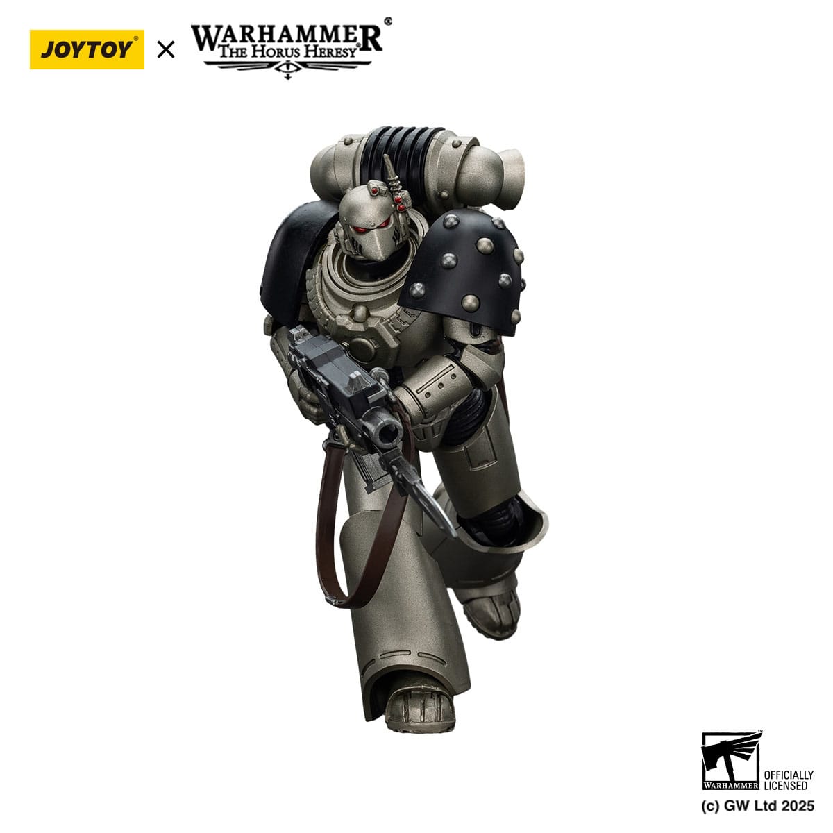 Warhammer: The Horus Heresy: Iron Warriors: MKVI Tactical Sergeant with Power Sword and Plasma Pistol: Action Figure: Joy Toy Joy Toy