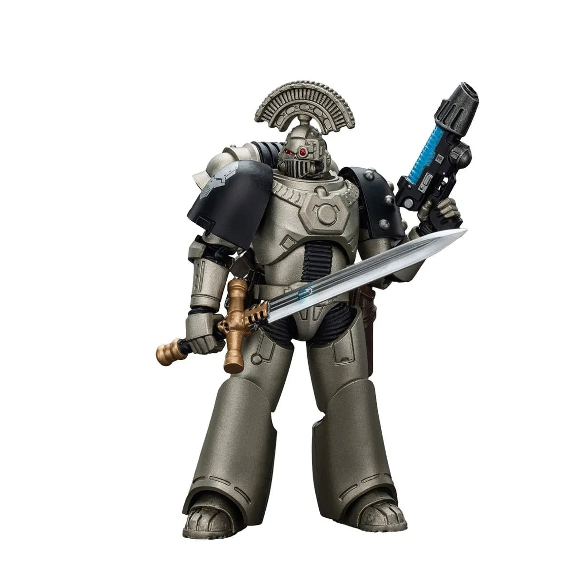 Warhammer: The Horus Heresy: Iron Warriors: MKVI Tactical Sergeant with Power Sword and Plasma Pistol: Action Figure: Joy Toy Joy Toy