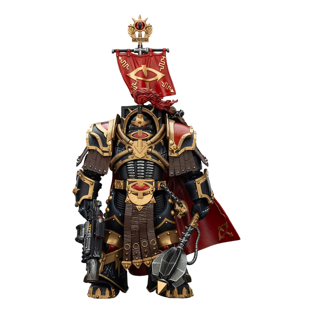 Warhammer: The Horus Heresy: Sons of Horus: Legion Cataphractii Praetorwith Combi-Melta and Power Maul: Action Figure - Joy Toy Action Figures