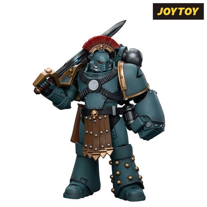 Warhammer: The Horus Heresy: Sons of Horus: MKIV Tactical Squad Sergeant with Power Fist: Action Figure - Joy Toy Action Figures