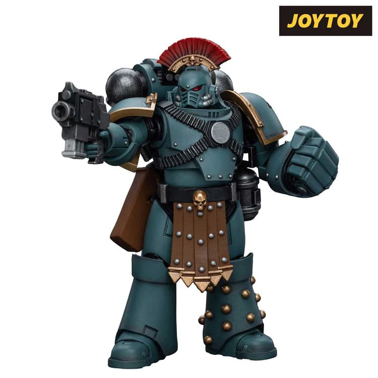 Warhammer: The Horus Heresy: Sons of Horus: MKIV Tactical Squad Sergeant with Power Fist: Action Figure - Joy Toy Action Figures