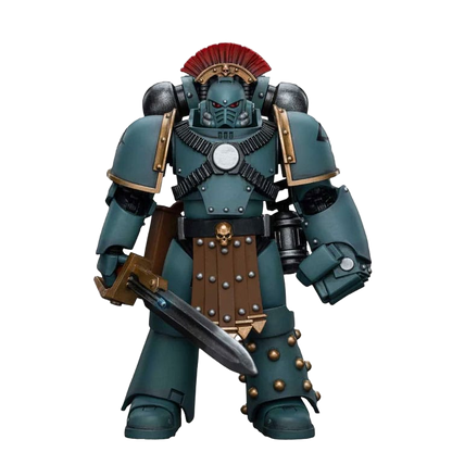 Warhammer: The Horus Heresy: Sons of Horus: MKIV Tactical Squad Sergeant with Power Fist: Action Figure - Joy Toy Action Figures