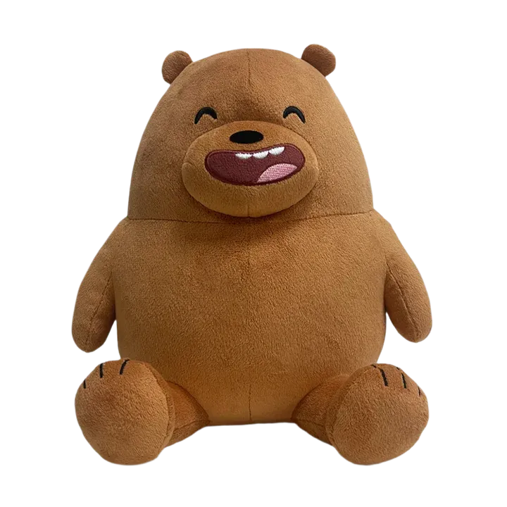 We Bare Bears: Grizzly Plush: 9": YouTooz YouTooz