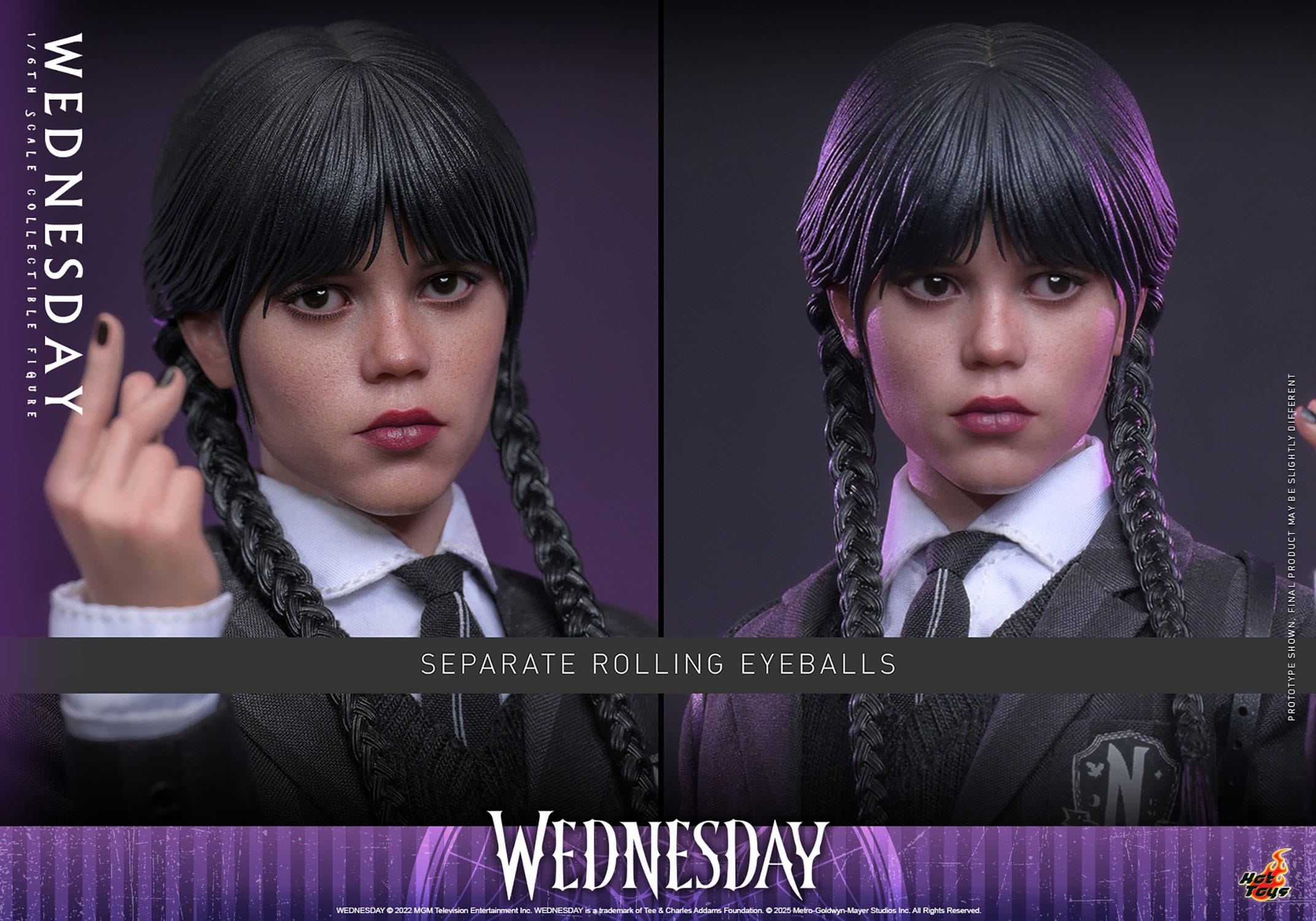 Hot Toys Wednesday: Wednesday Addams: 1/6th Action Figure