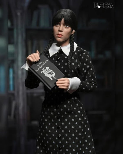 Wednesday: Wednesday Addams (Classic Dress): 8" Clothed Action Figure - Neca Action Figure