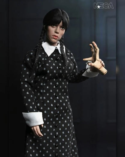 Wednesday: Wednesday Addams (Classic Dress): 8" Clothed Action Figure - Neca Action Figure