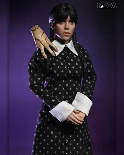 Wednesday: Wednesday Addams (Classic Dress): 8" Clothed Action Figure - Neca Action Figure