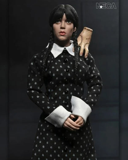 Wednesday: Wednesday Addams (Classic Dress): 8" Clothed Action Figure - Neca Action Figure