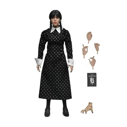 Wednesday: Wednesday Addams (Classic Dress): 8" Clothed Action Figure - Neca Action Figure