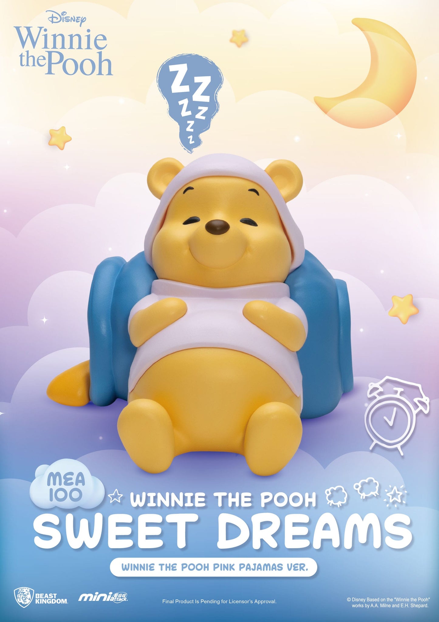 Winnie the Pooh: Mini Egg Attack: Sweet Dreams: Box Of 6 - Beast Kingdom Toys Blind Boxes, Mini Figures & Capsule Toys