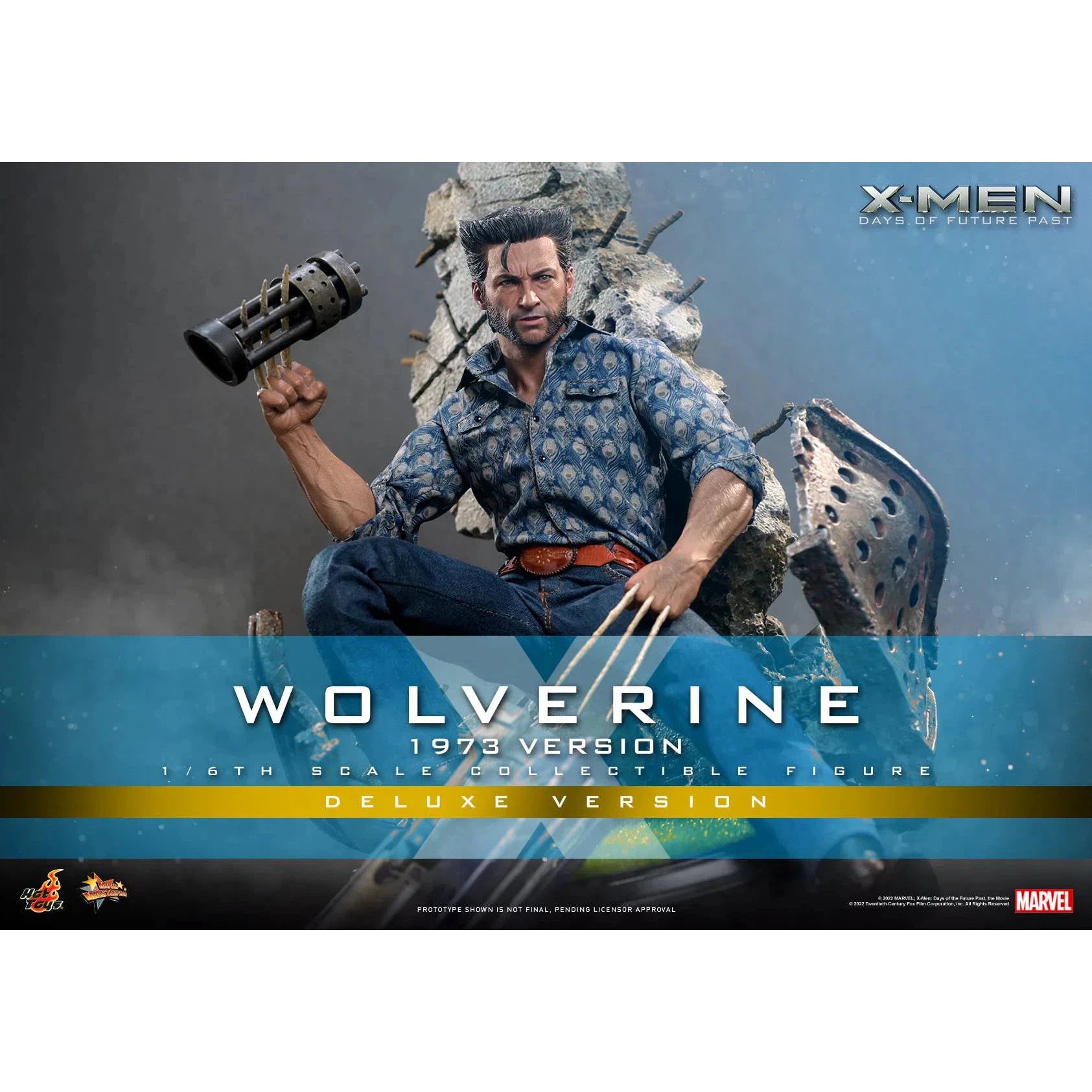 Wolverine: 1973 Version: X-Men: Days Of Future Past: Deluxe Hot Toys