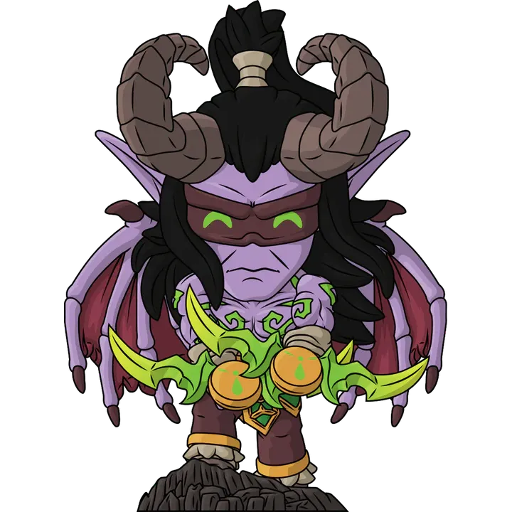 World of Warcraft: Illidan Stormrage: Vinyl Figure: YouTooz: #7 YouTooz