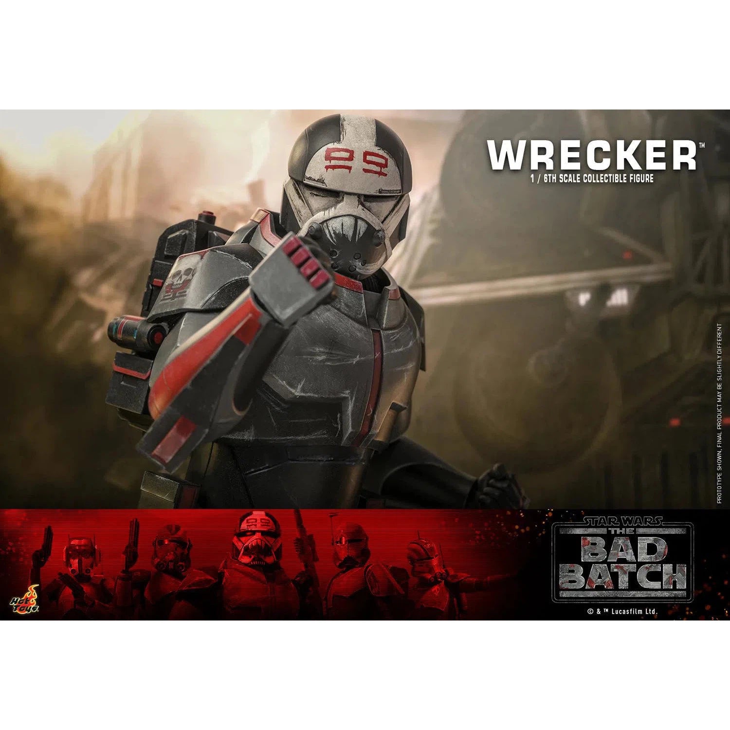 Wrecker: Star Wars: The Bad Batch Hot Toys