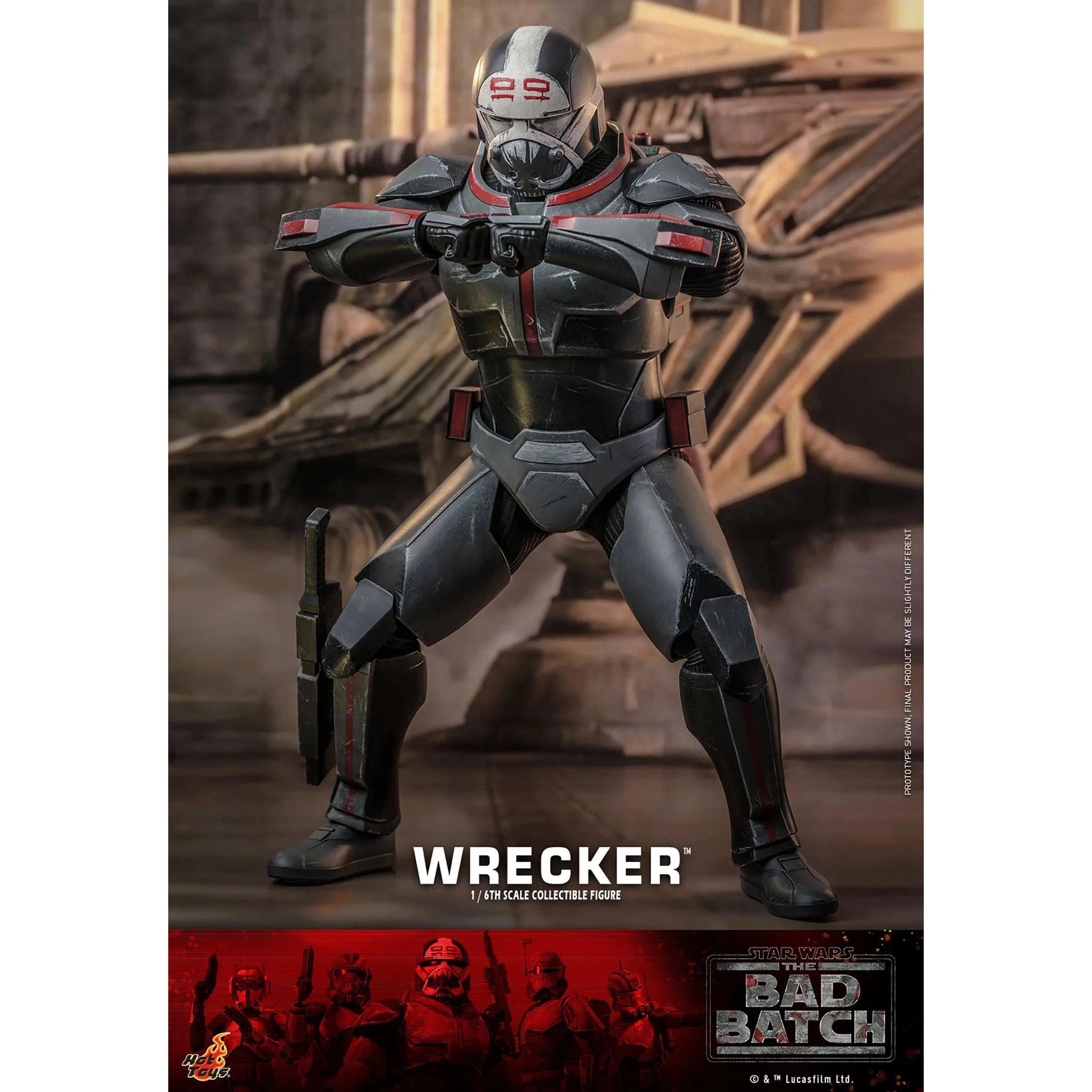 Wrecker: Star Wars: The Bad Batch Hot Toys