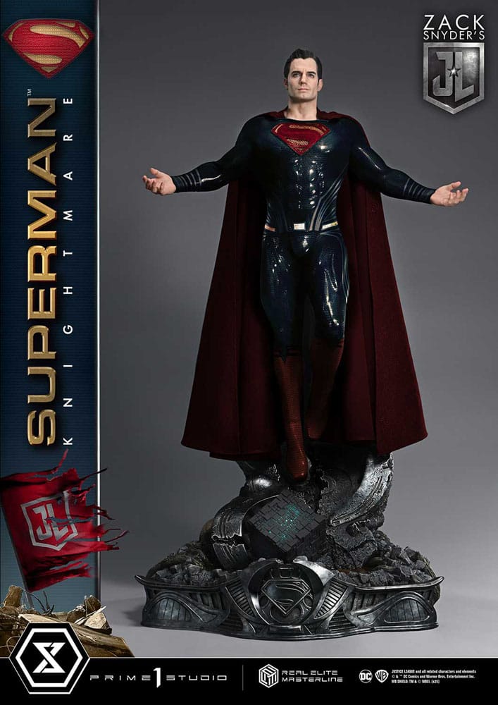 Zack Snyder's Justice League Real Elite Masterline Series Statue 1/3 Superman Knightmare Color Edition 95 cm - Prime 1 Studio Statues