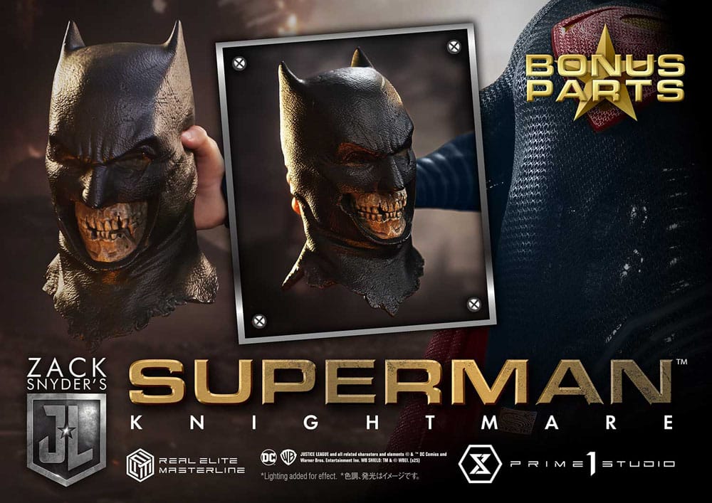 Zack Snyder's Justice League Real Elite Masterline Series Statue 1/3 Superman Knightmare Color Edition Deluxe Bonus Ver. 95 cm - Prime 1 Studio Statues