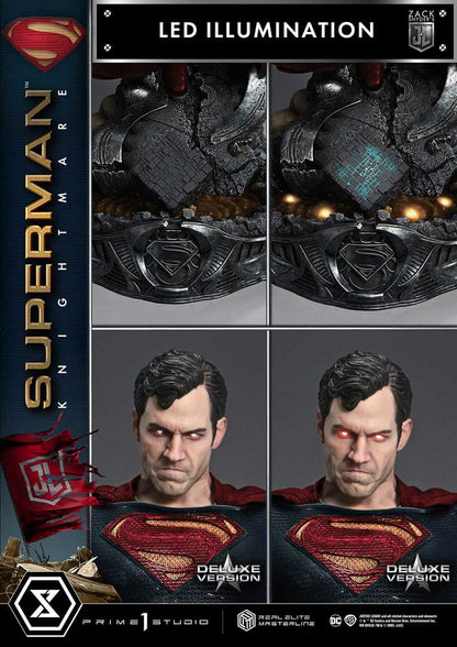 Zack Snyder's Justice League Real Elite Masterline Series Statue 1/3 Superman Knightmare Color Edition Deluxe Ver. 95 cm - Prime 1 Studio Statues