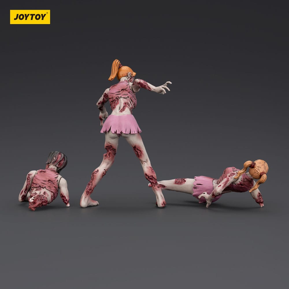 Zombie Dark Source Action Figures 3-Pack Cheer Leaders - Joy Toy Action Figure