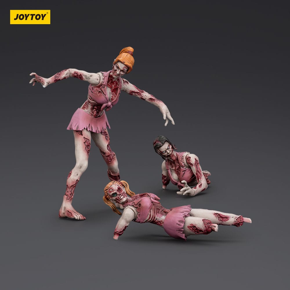 Zombie Dark Source Action Figures 3-Pack Cheer Leaders - Joy Toy Action Figure