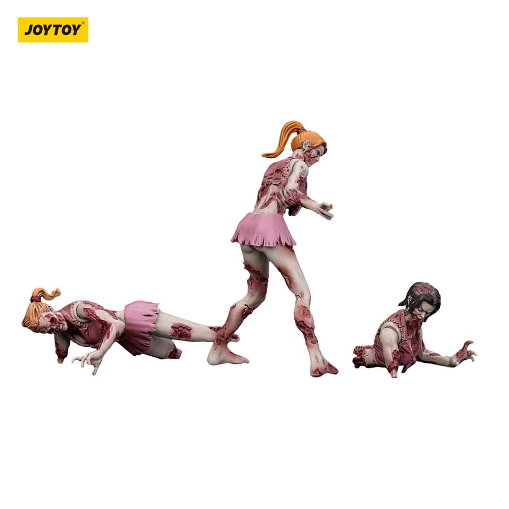 Zombie Dark Source Action Figures 3-Pack Cheer Leaders - Joy Toy Action Figure