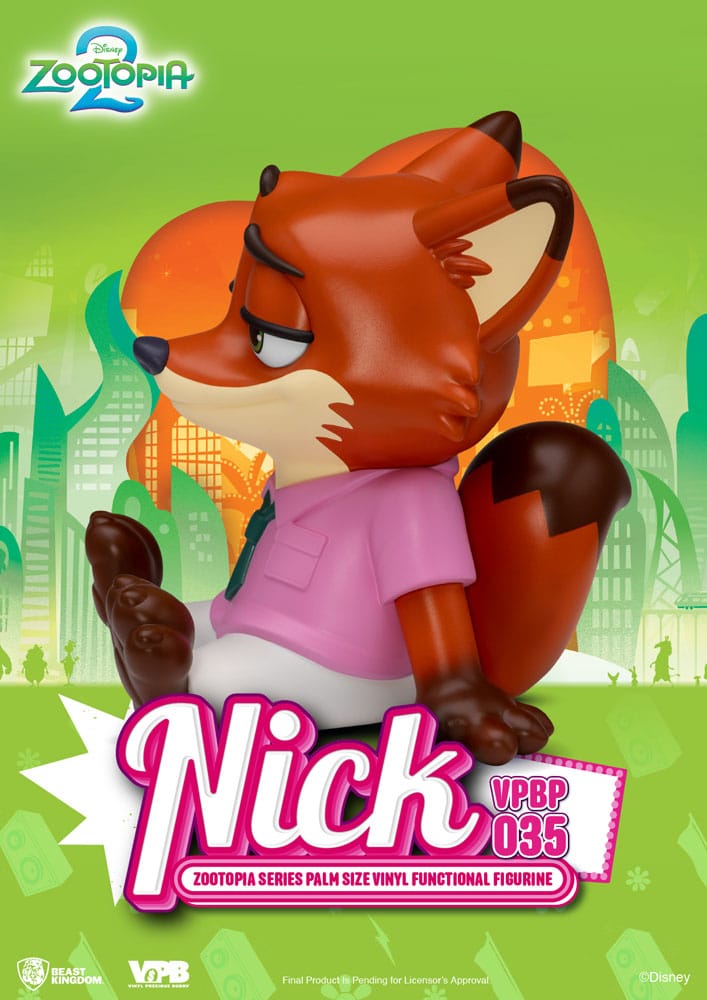 Zootopia: Nick: Vinyl Piggy Bank - Beast Kingdom Toys Piggy Bank