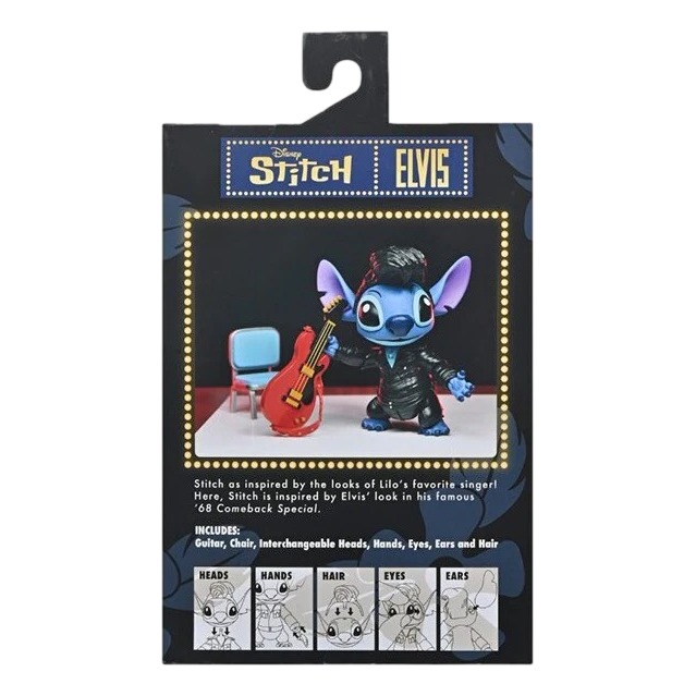 Lilo & Stitch: Singer elvis Stitch: 7" Ultimate Action Figure