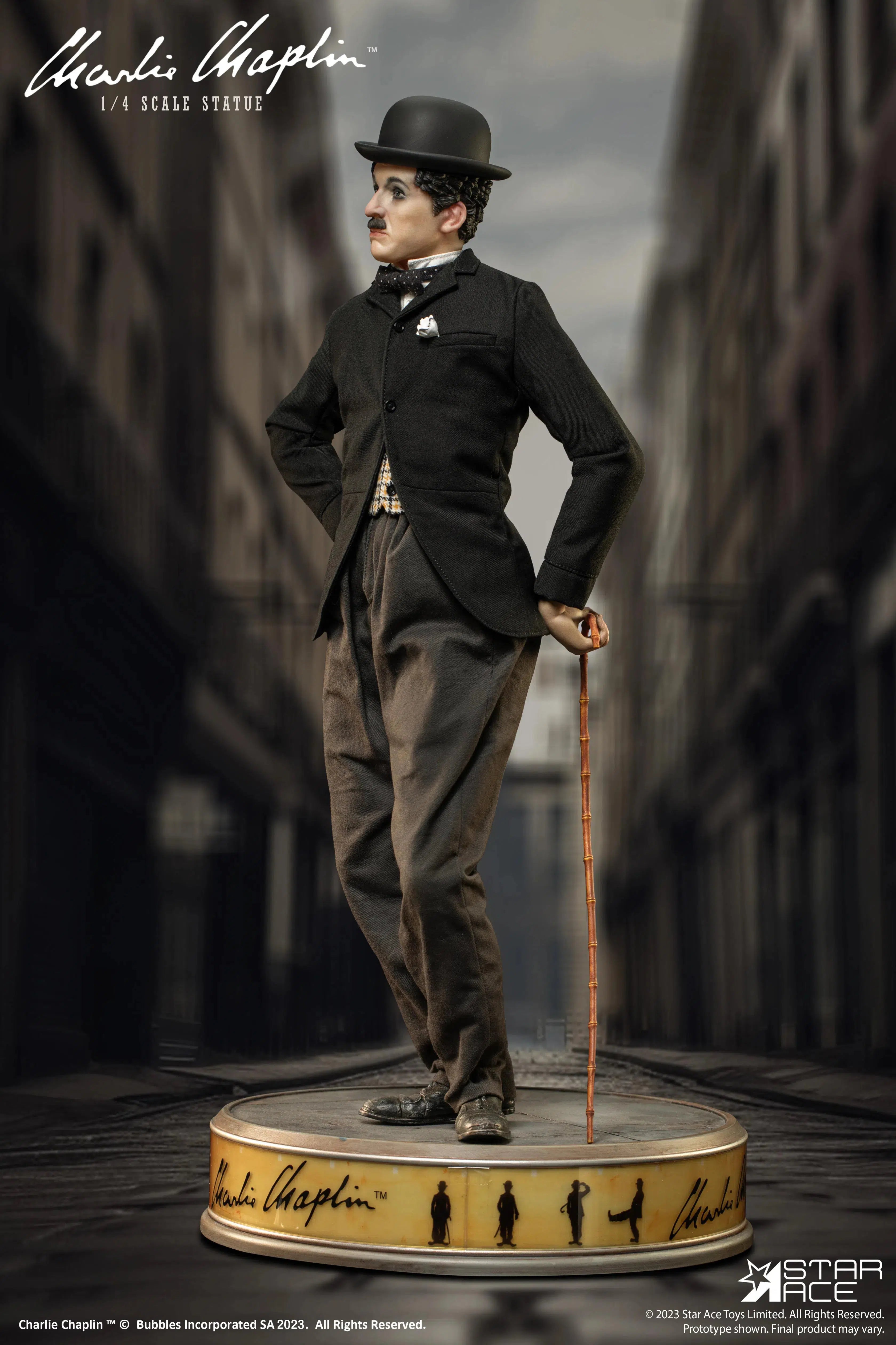 Charlie Chaplin: Normal Version: Movie Icon: 1/4 Scale Statue: Star Ace