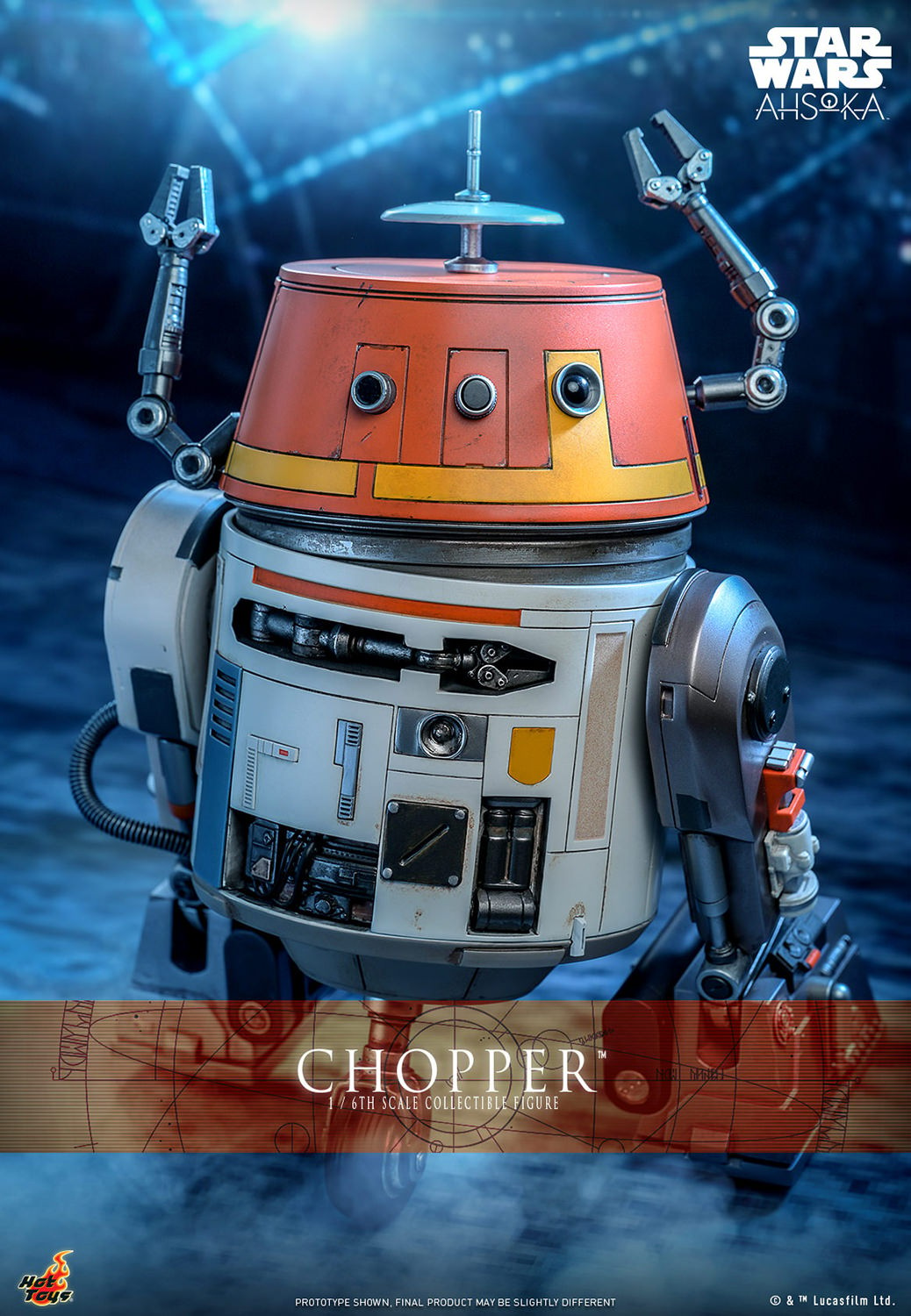 C1-10P: Chopper: Star Wars: Ahsoka: Hot Toys