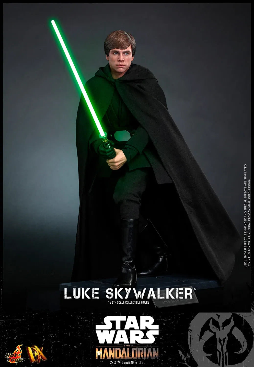Luke Skywalker: Star Wars: The Mandalorian: DX22: Hot Toys