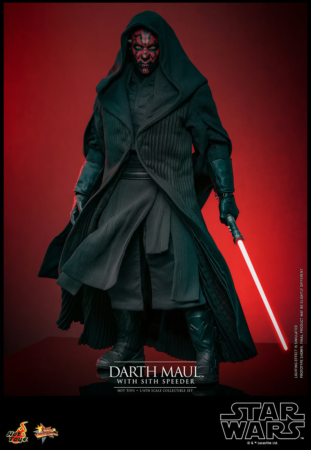 Star Wars: The Phantom Menace: Darth Maul With Sith Speeder: Sixth Scale Figure: Hot Toys