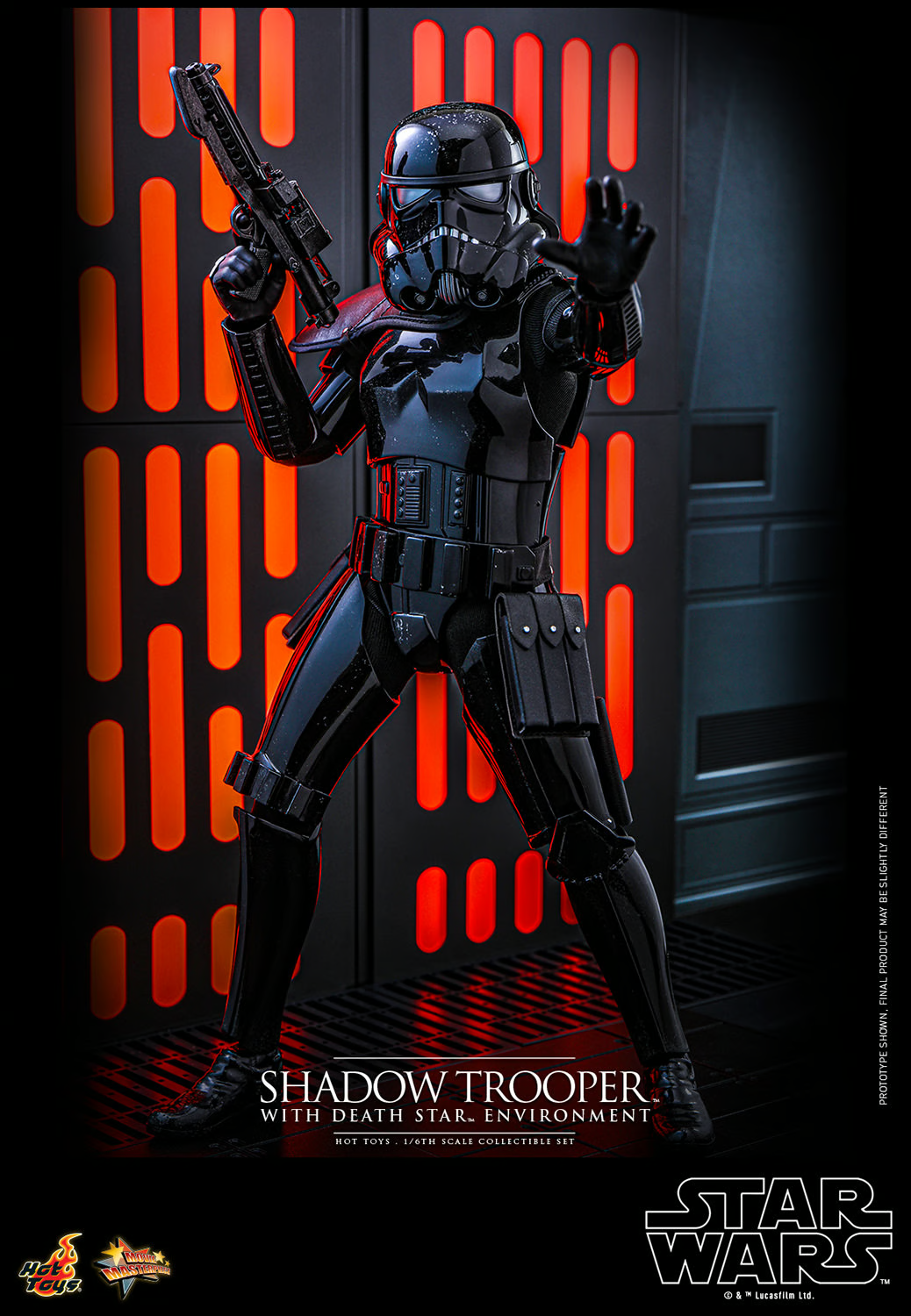 Star Wars: Shadow Trooper with Death Star Environment: Sixth Scale Figure: Hot Toys