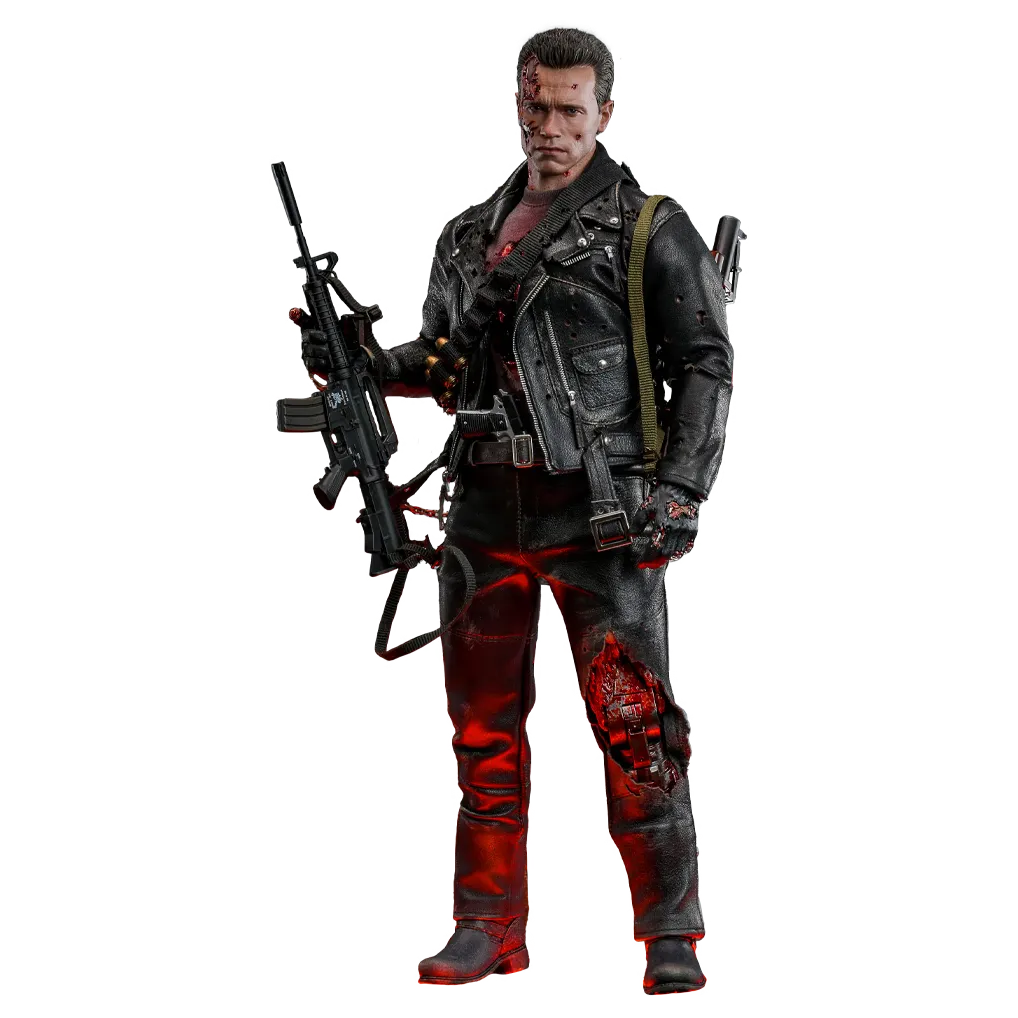 Terminator 2: T-800: Battle Damaged: Version 2.0: DX46: Hot Toys Hot Toys