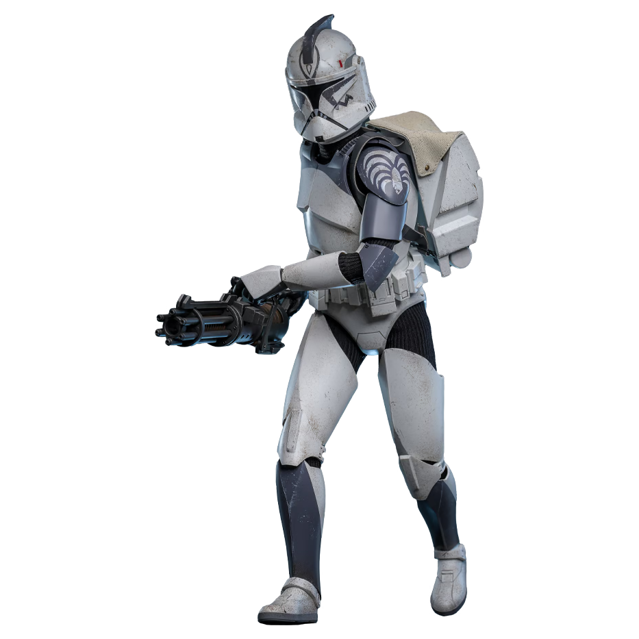 Star Wars: The Clone Wars: Battalion Wolfpack Clone Trooper: Deluxe Version: 1/6th Scale Action Figure: Hot Toys