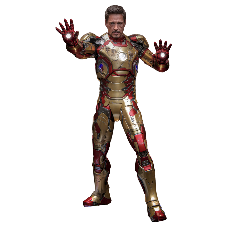 Iron Man 3: Iron Man Mark XLII (2.0): Deluxe: Marvel: Diecast: Hot Toys