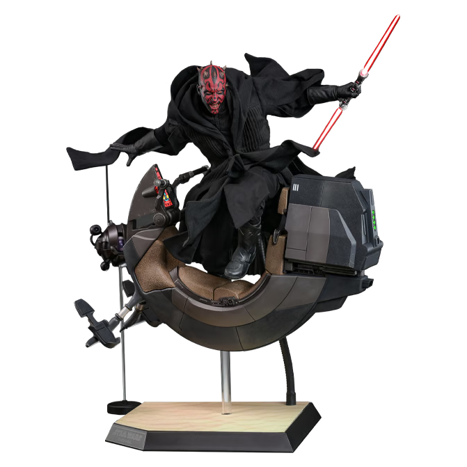 Star Wars: The Phantom Menace: Darth Maul With Sith Speeder: Sixth Scale Figure
