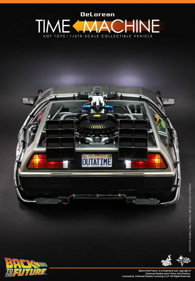 Back To The Future: Delorean: MMS260: Opened/Like New/Never Displayed: Check Description