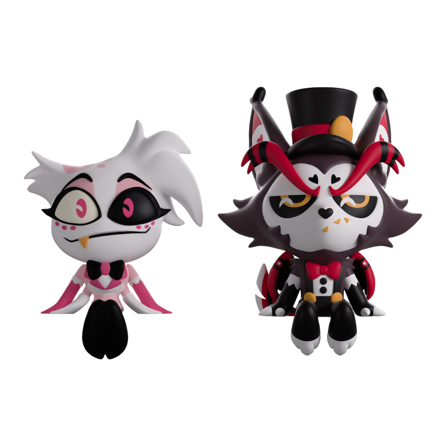 Hazbin Hotel: Angel Dust and Husk Monitor Buddiez: Vinyl Figure: YouTooz