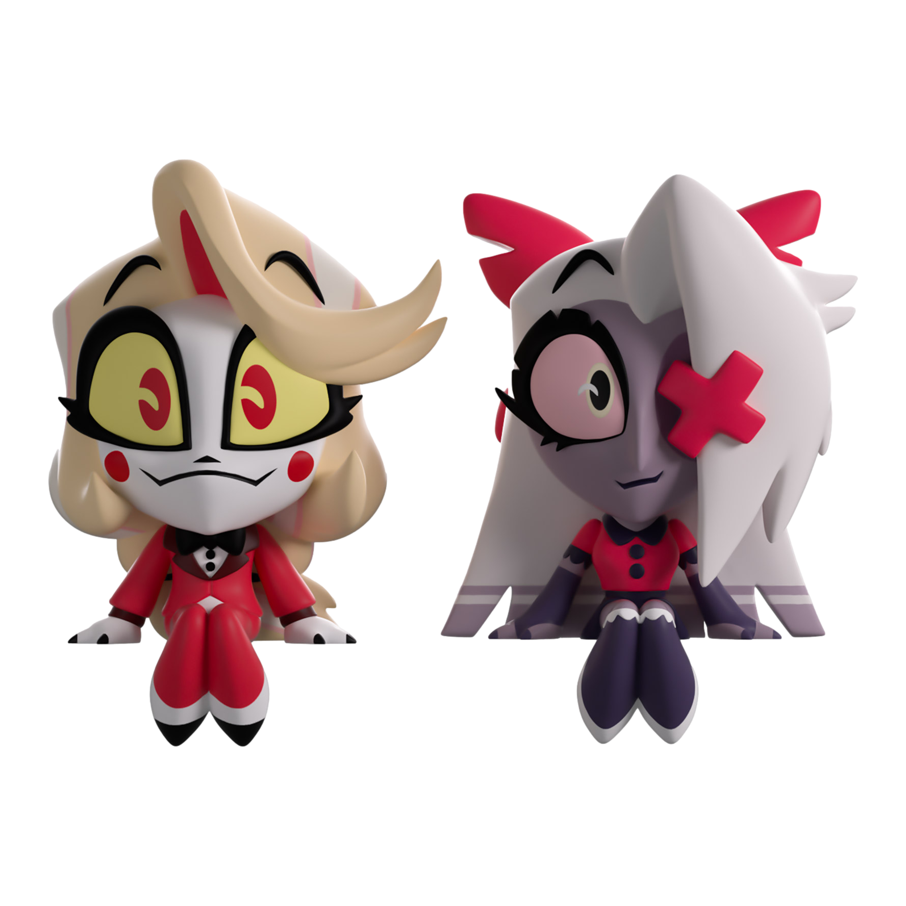 Hazbin Hotel: Charlie and Vaggie Monitor Buddiez: Vinyl Figure: YouTooz