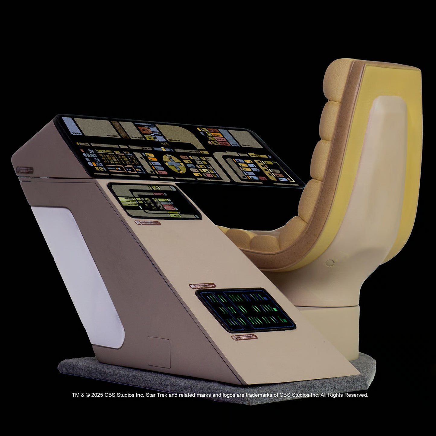 Star Trek: The Next Generation Enterprise-D Bridge Navigation and Operations Consoles 1/6 Scale Replica Set - EXO-6 Action Figure Accessories