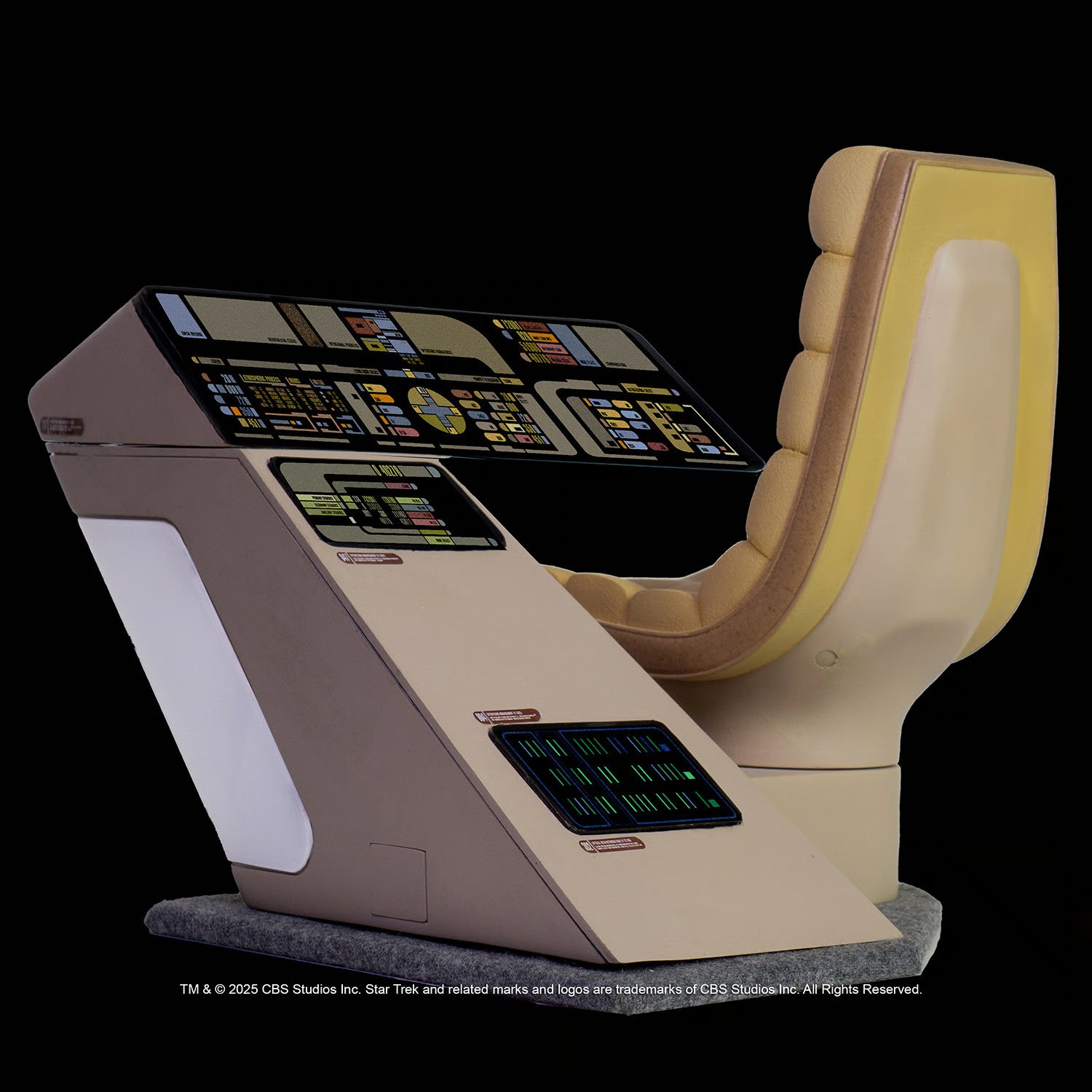 Star Trek: The Next Generation Enterprise-D Bridge Navigation and Operations Consoles 1/6 Scale Replica Set - EXO-6 Action Figure Accessories