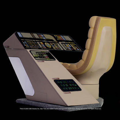 Star Trek: The Next Generation Enterprise-D Bridge Navigation and Operations Consoles 1/6 Scale Replica Set - EXO-6 Action Figure Accessories