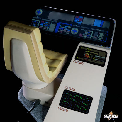Star Trek: The Next Generation Enterprise-D Bridge Navigation Console 1/6 Scale Replica - EXO-6 Action Figure Accessories
