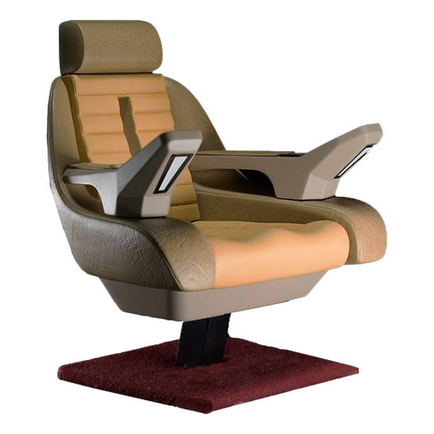 Star Trek: The Next Generation: Captains Chair: Sixth Scale