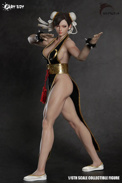 Play Toys Fighting Goddess 2.0 P023A Black Version 1/6 Scale Figure - Play Toys product photo 4 of 7