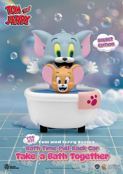 Tom and Jerry: Bath Time: Box of 6 Pull Back Cars