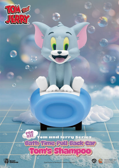 Tom and Jerry: Bath Time: Box of 6 Pull Back Cars